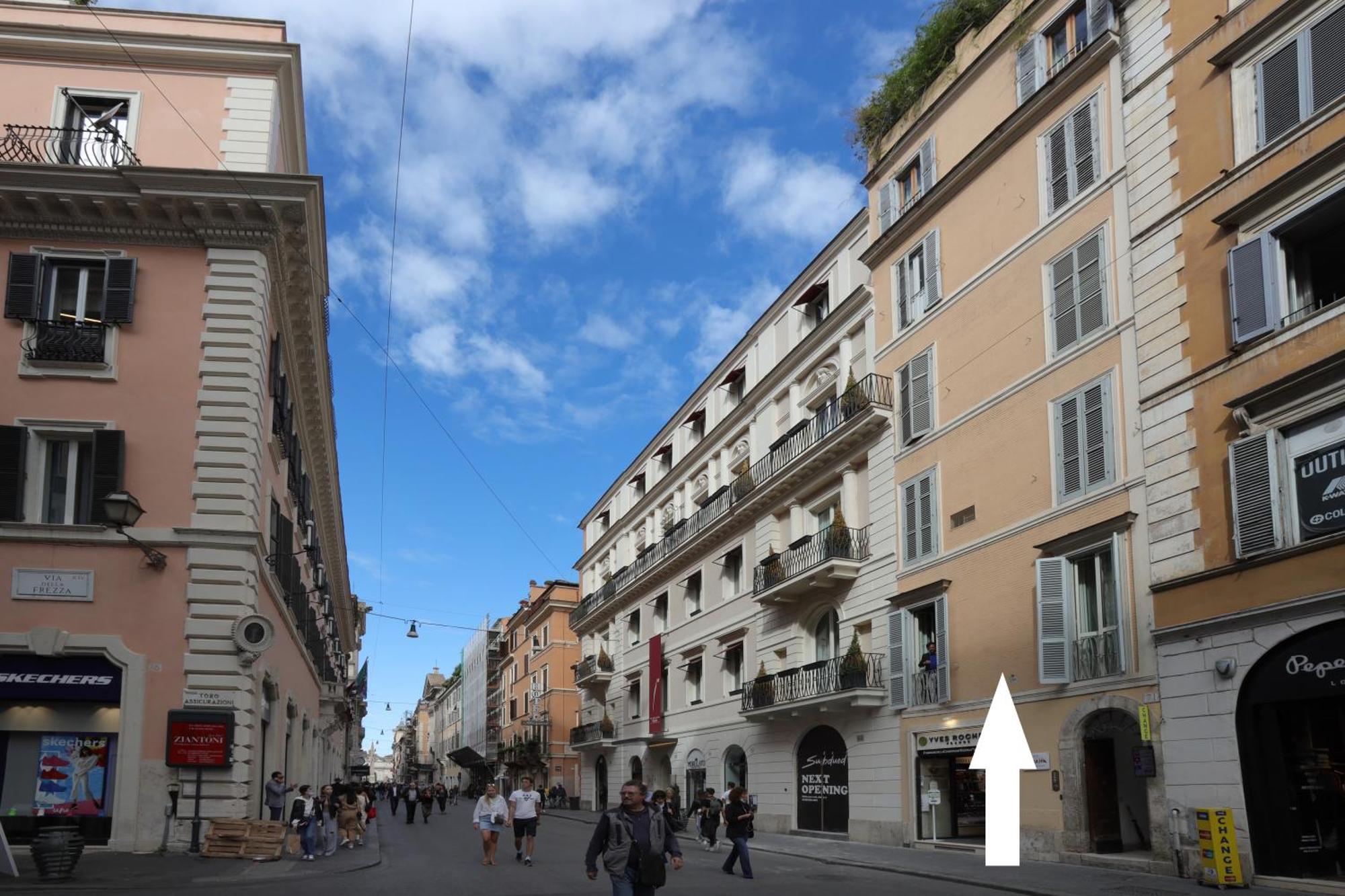 Nsm 71Viadelcorso Appartamento Con Terrazzo روما المظهر الخارجي الصورة